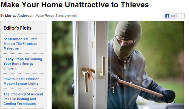 Preventing burglaries