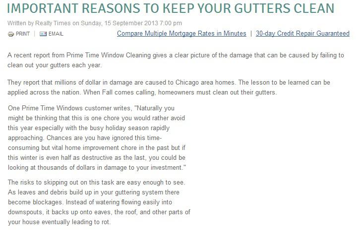 important reasons to keep your gutters clean