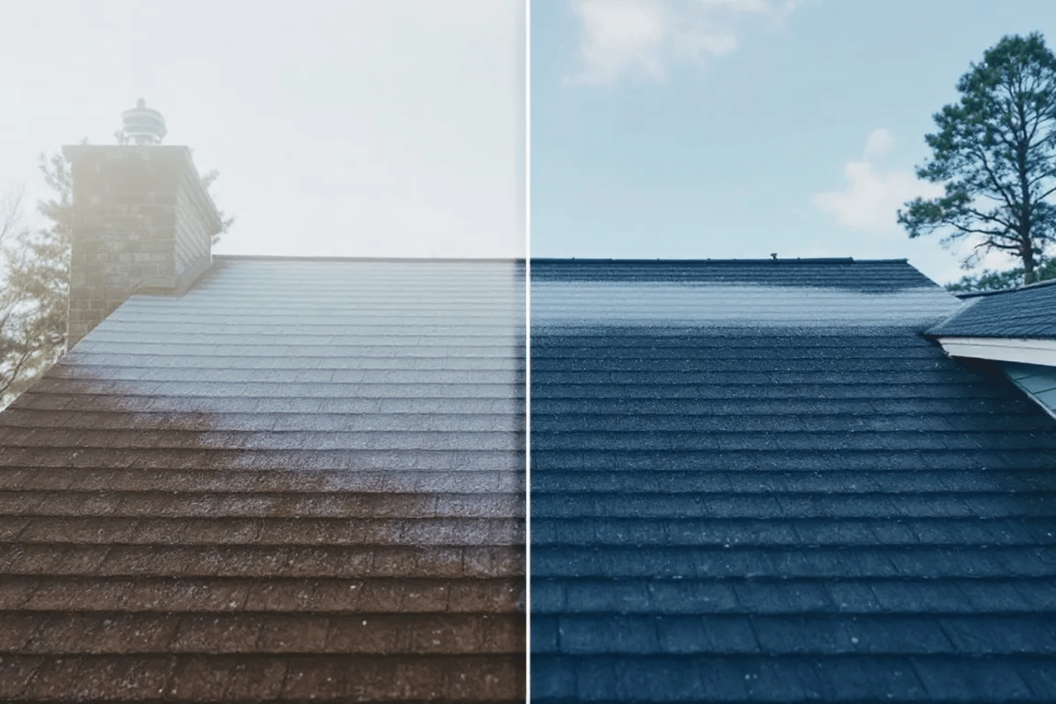 When to hire a professional roofing contractor for roof cleaning.