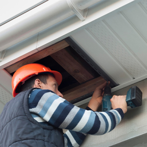 soffit installation 1