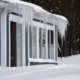 A well insulated attic, demonstrating prevention of icicles and ice dams.