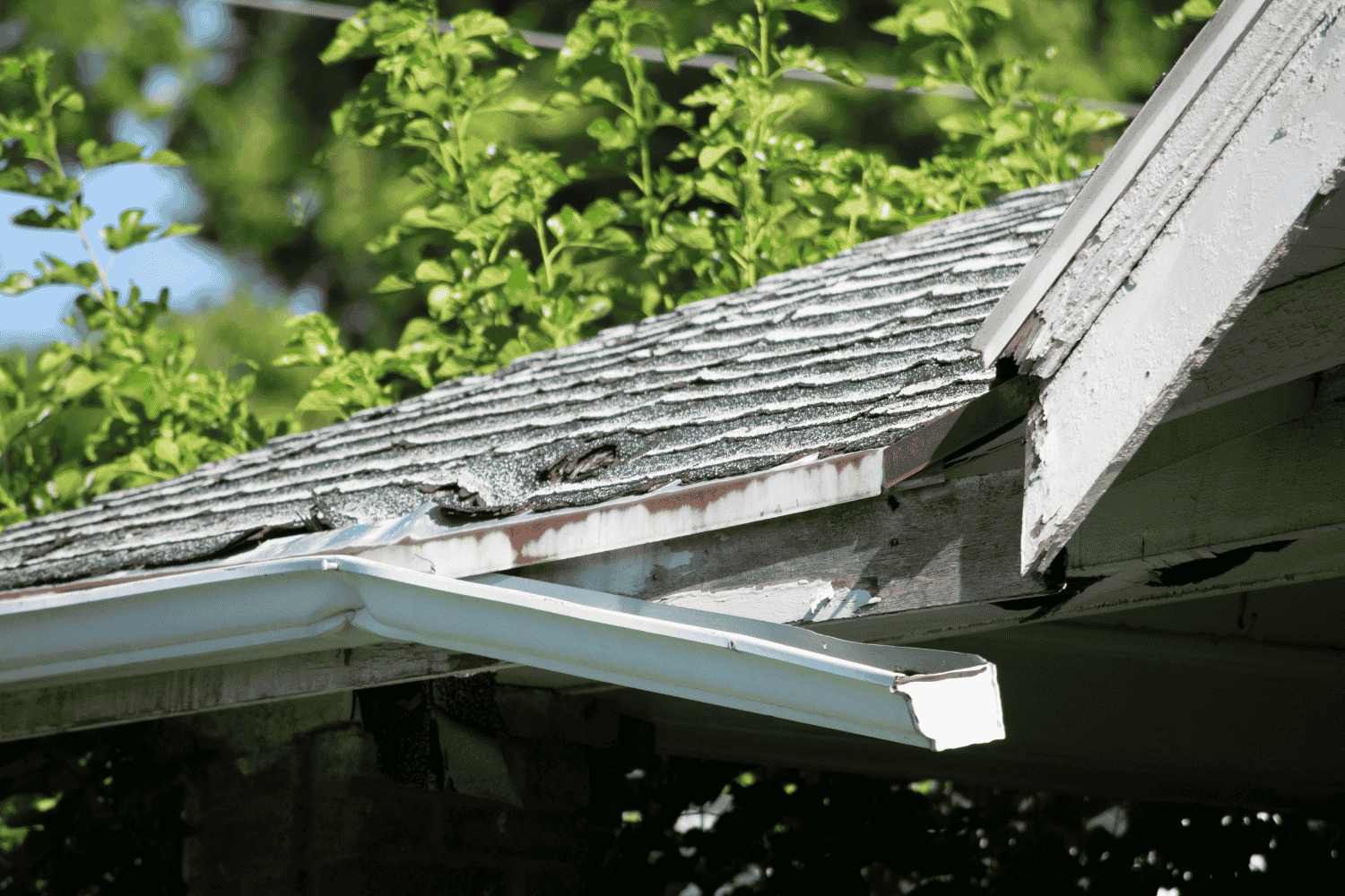 Identifying roofline problems such as sagging and leaks